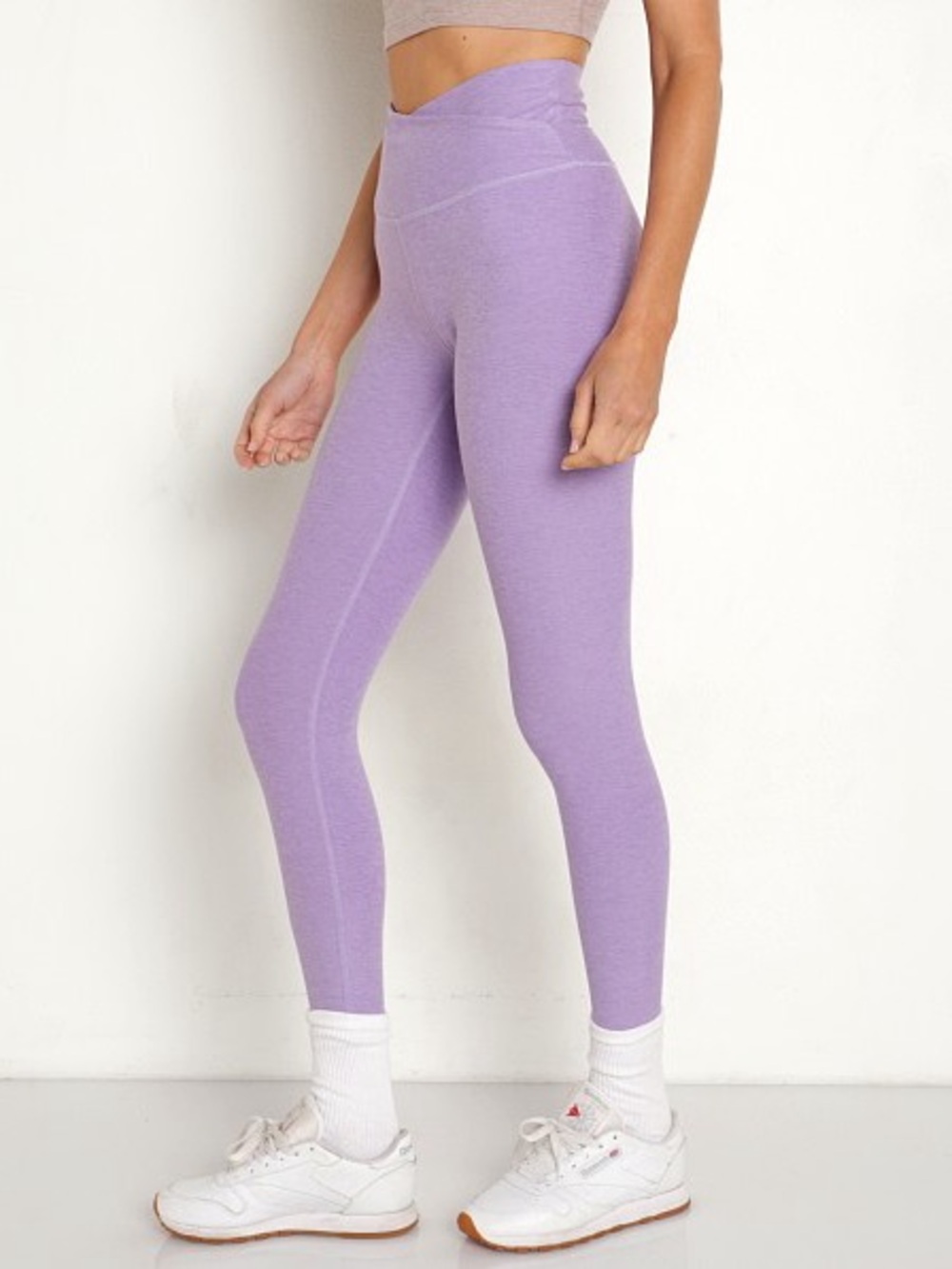 Beyond Yoga Spacedye At Your Leisure Leggings Criss Cross Light Purple Size XS